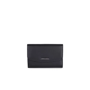 Bellugio Fekete Valódi Bőr Női Pénztárca