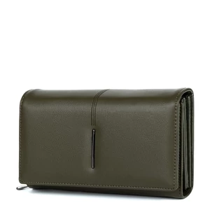 Kekizöld Műbőr Női Pénztárca