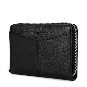 Bellugio Fekete Valódi Bőr Női Pénztárca