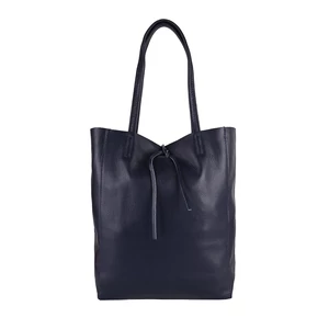 Vivien Sötétkék Valódi Bőr Válltáska