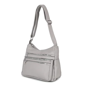 Szürke Női Műbőr Válltáska