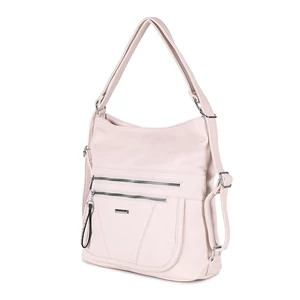 Silvia Rosa Bézs Műbőr Női Váll- és Hátitáska