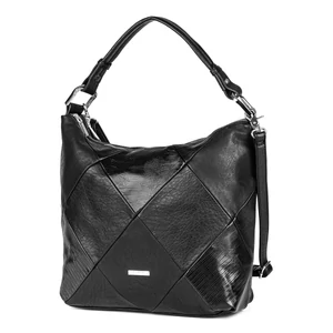 Silvia Rosa Fekete Műbőr Női Válltáska