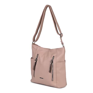 Silvia Rosa Világosbarna Műbőr Női Válltáska
