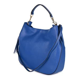 Vera Pelle Kék Valódi Bőr Válltáska