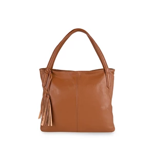 Barna Nagy Méretű Valódi Bőr Borse In Pelle Női Válltáska