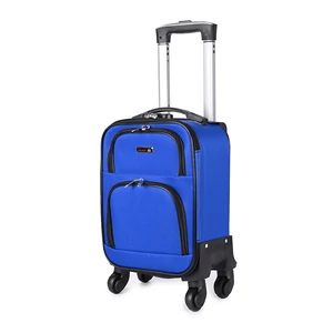 JoLank Királykék Puha Falú Kabinbőrönd (38x29x20)