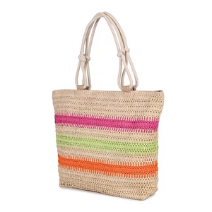 Színes Fonott Strandtáska