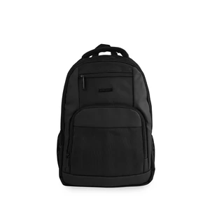 David Jones Fekete Hátitáska USB Töltővel