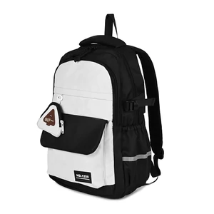 Fekete-Fehér Vízlepergető Hátizsák