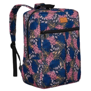 Rovicky Fehér Kék-Rózsaszín Levél Mintás Utazó Hátitáska (40x25x20)