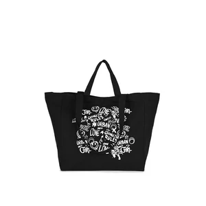 Fekete Feliratos Vászontáska