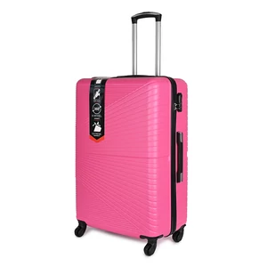 Pink Nagy Méretű Extra Csendes Négykerekű Bőrönd