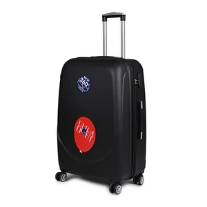 Besty Fekete Extra Könnyű Keményfalú Nagy Bőrönd