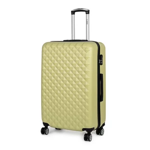 Zöld Négykerekű Csendes Nagy Méretű Bőrönd