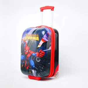 Kép 1/5 - Disney Pókember mintás gurulós gyerek bőrönd