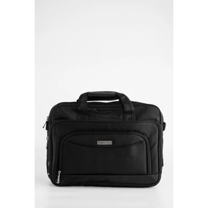 Kép 1/4 - Fekete Vízlepergetős Poliészter Laptoptáska