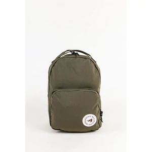 Kép 1/4 - Rhino Bag Kekizöld Szivacsos Hátú Hátizsák Lopásbiztos Zsebbel