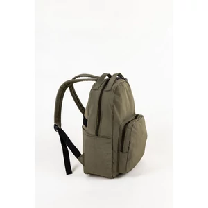Kép 2/4 - Rhino Bag Kekizöld Szivacsos Hátú Hátizsák Lopásbiztos Zsebbel