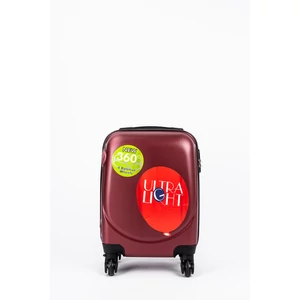 Kép 1/6 - Wizzair Ingyenes Méretű Bordó Extra Könnyű Kemény Mini Kabinbőrönd (4 Kerekű)