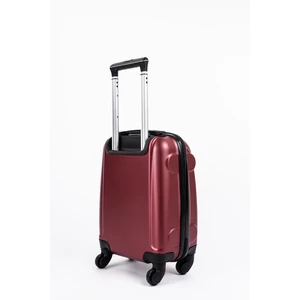 Kép 3/6 - Wizzair Ingyenes Méretű Bordó Extra Könnyű Kemény Mini Kabinbőrönd (4 Kerekű)