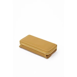 Kép 3/6 - Egyszínű Sárga Női Patentos Pénztárca