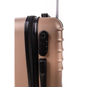 Kép 5/8 - Ormi Wizzair, Ryanair Méretű Kabinbőrönd Arany 50*35*20cm