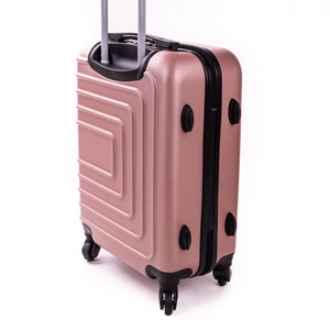 Kép 5/9 - Rhino Wizzair, Ryanair Méretű Kabinbőrönd Rózsaarany 50*35*20cm
