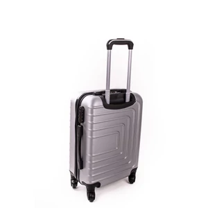 Kép 3/8 - Ormi Wizzair, Ryanair Méretű Kabinbőrönd Ezüst 50*35*20cm