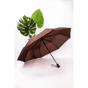 Kép 1/7 - Sötétbarna Összecsukható Automata Esernyő, 90 cm Átmérővel