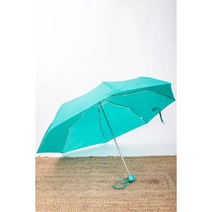 Kép 1/7 - Türkizkék Összecsukható Esernyő, 96 cm Átmérővel