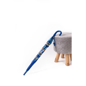 Kép 2/7 - Kék Városmintás Gyermek Esernyő, 80 cm Átmérővel