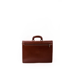 Kép 2/6 - Max Moda Elegáns Férfi Barna Színű Valódi Bőr Aktatáska
