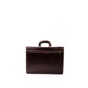 Kép 2/8 - Max Moda Elegáns Férfi Kávébarna Színű Valódi Bőr Aktatáska