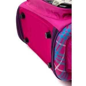 Kép 6/8 - Összecipzározható Pink Mintás Gyermek Hátizsák