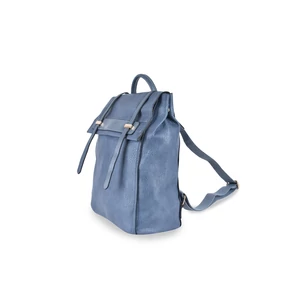 Kép 2/5 - Világoskék Elegáns Patentos Divat Hátizsák