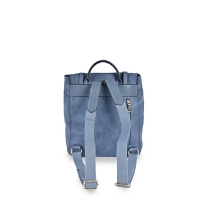 Kép 3/5 - Világoskék Elegáns Patentos Divat Hátizsák