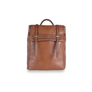 Kép 1/5 - Barna Elegáns Patentos Divat Hátizsák