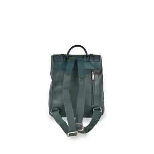 Kép 3/5 - Zöld Elegáns Patentos Divat Hátizsák