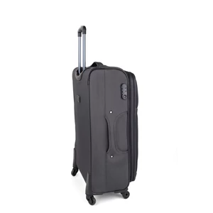 Kép 4/7 - Besty Nagyméretű Szürke Színű Puha Falú Bőrönd Szett