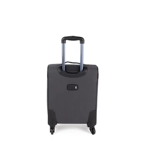 Kép 3/6 - Besty Kisméretű Szürke Színű Puha Falú Bőrönd