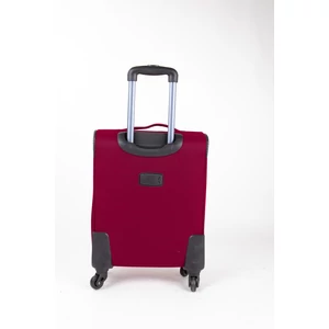 Kép 3/6 - Besty Kisméretű Bordó Színű Puha Falú Bőrönd