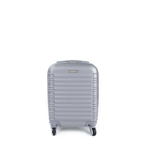 Kép 1/8 - LDV Ezüst Wizzair Ingyenes Méretű Keményfalú Kabinbőrönd (40x30x20 cm)