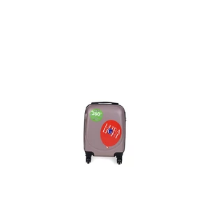 Kép 1/6 - Wizzair Ingyenes Méretű Rózsaarany Extra Könnyű Kemény Mini Kabinbőrönd (4 Kerekű)