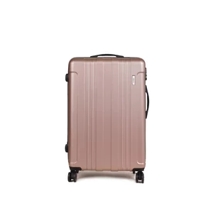 Kép 1/6 - Hachi Nagy Méretű Rosegold Kemény Falú Bőrönd