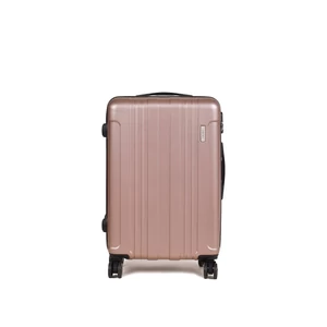 Kép 1/6 - Hachi Rosegold Keményfalú Közepes Méretű Bőrönd