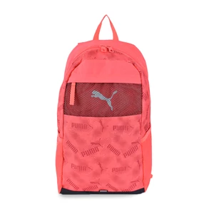Kép 1/4 - Pink Puma Hátizsák Cipzáros Hálós Zsebbel Kulacstartókkal