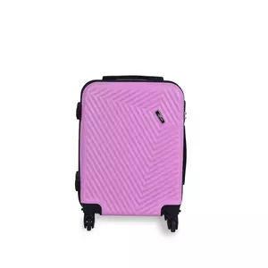 Kép 1/7 - LC Rózsaszín Kabin Méretű Kemény Bőrönd (55*40*20 cm)