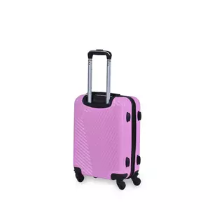 Kép 3/7 - LC Rózsaszín Kabin Méretű Kemény Bőrönd