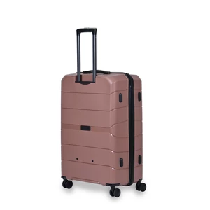 Kép 3/6 - Rosegold Keményfalú Nagy Méretű Bőrönd